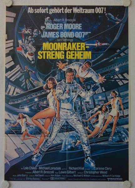 Moonraker original release german movie poster